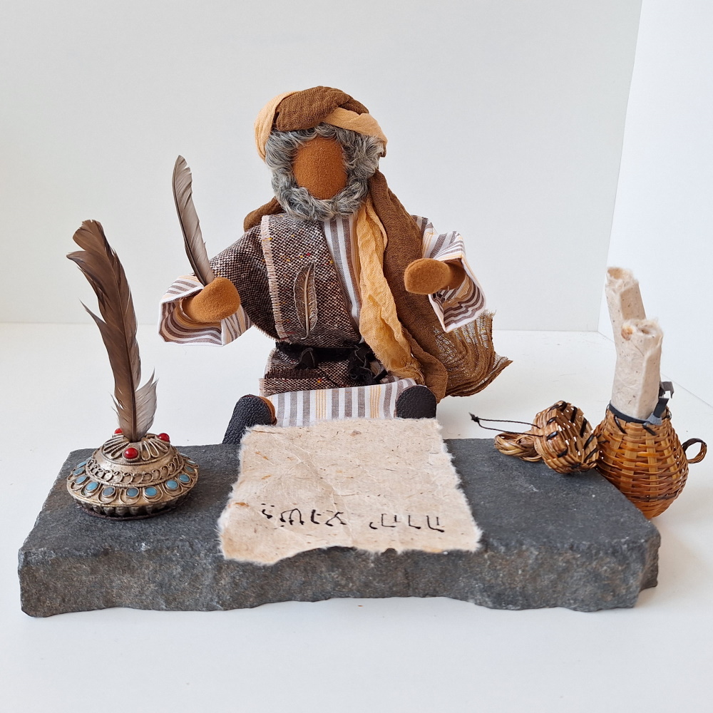 Schreiber Baruch & Schreibplatte & viel Zubehör - Einzelstück