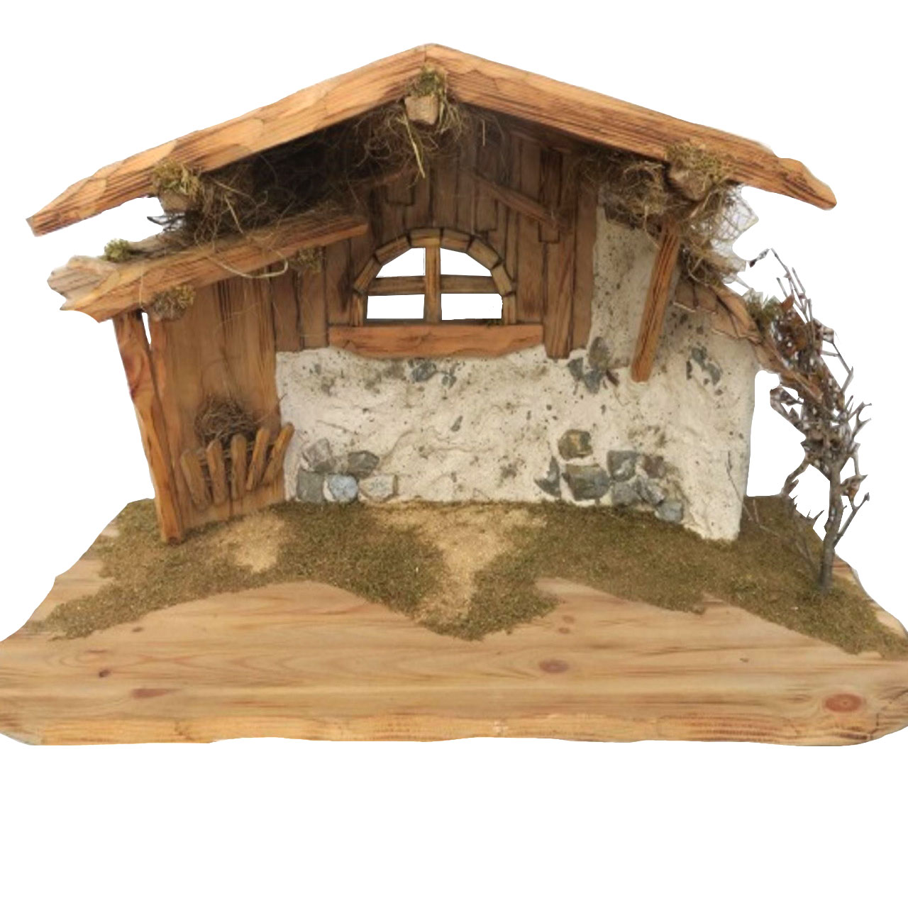 Krippenstall für 30cm große Figuren