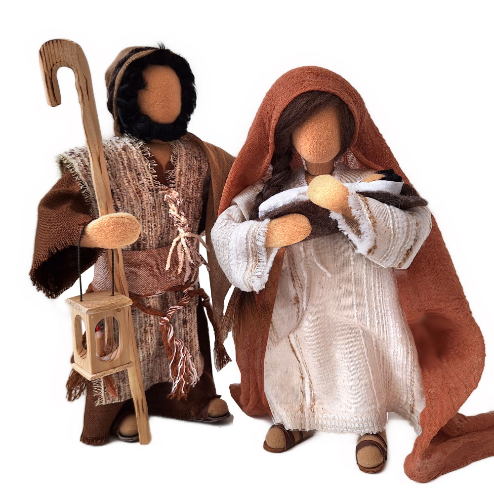 Heilige Familie in Naturtönen   Kleidung   Schuhe