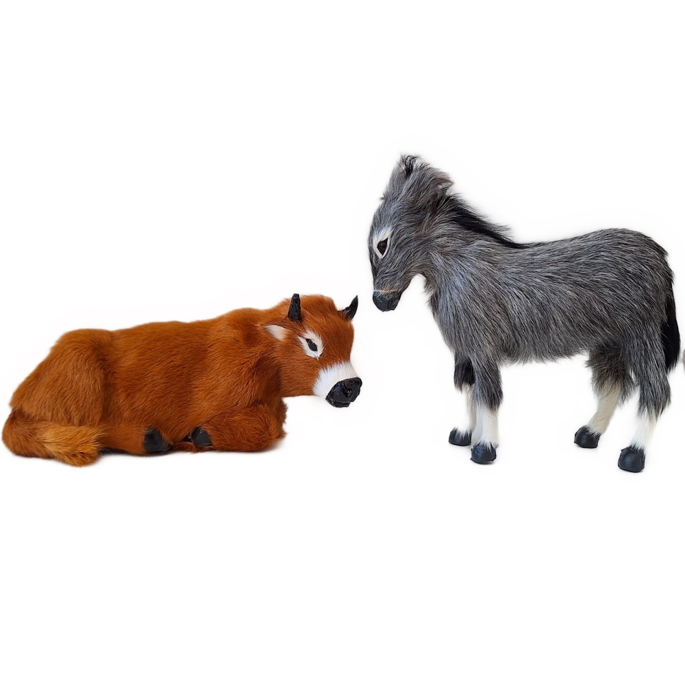 Ochse liegend - Esel stehend 