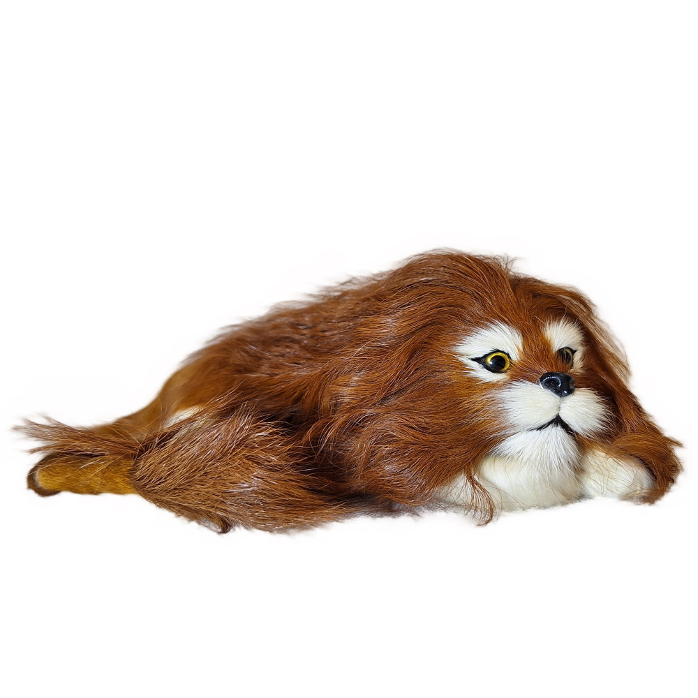 Junglöwe liegend - 15cm lang